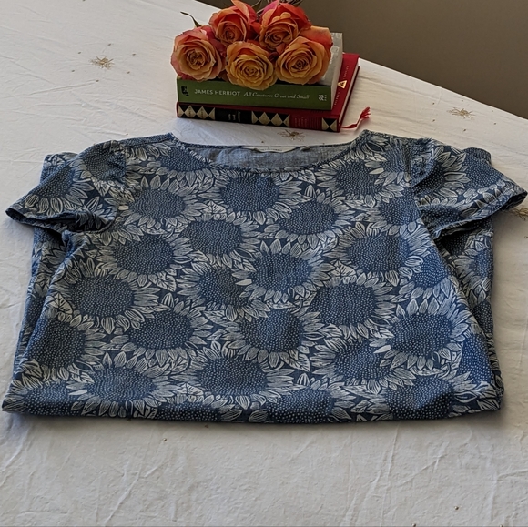 Seasalt Cornwall Veryan Shift Dress, US 4, Blue - Picture 4 of 10